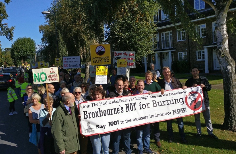 march against the incinerator